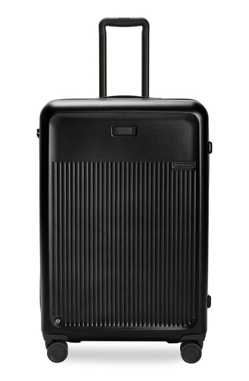 Briggs & Riley Large Sympatico Expandable 30-inch Spinner Packing Case In Black