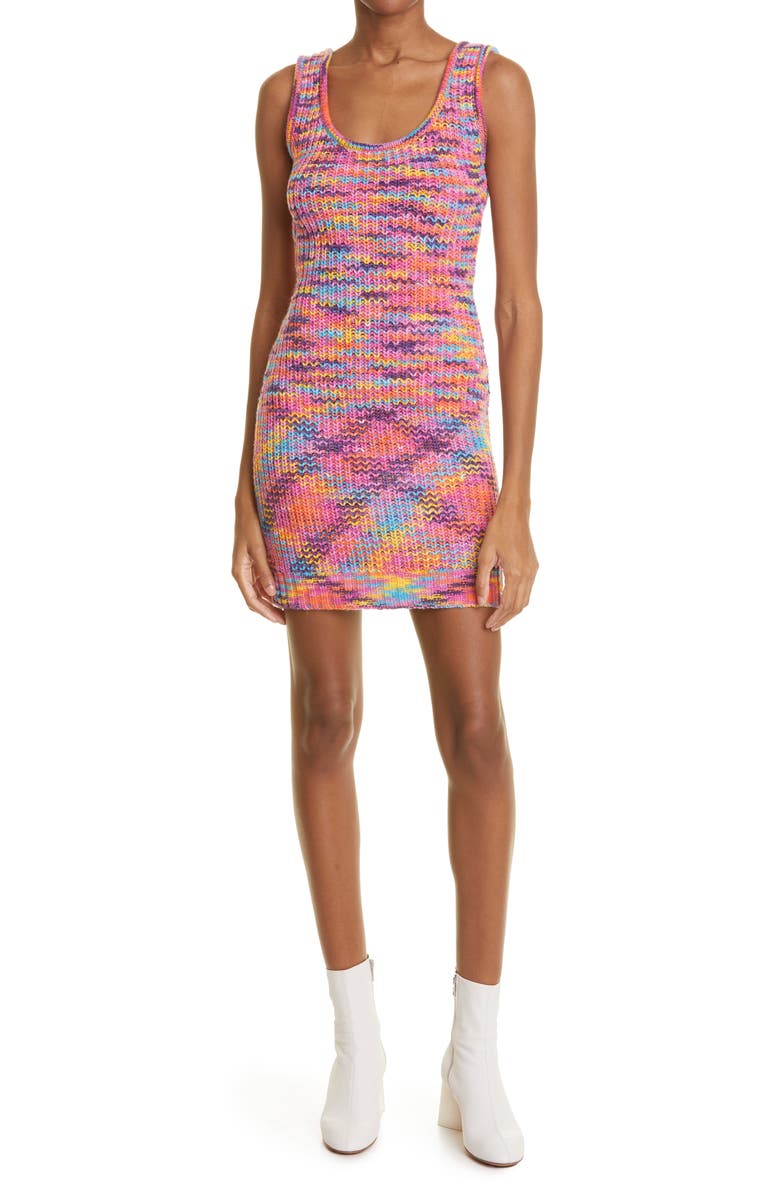 STAUD Gardenia Sweater Knit Minidress, Main, color,