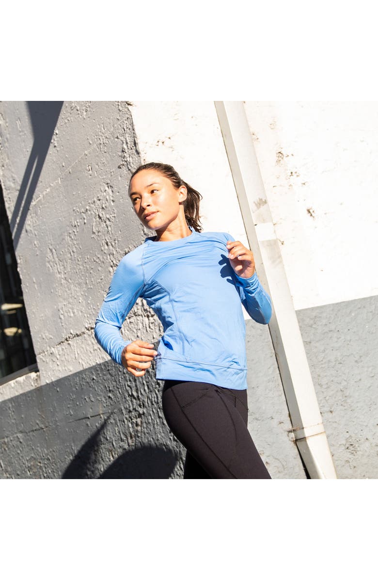 BloqUV Women's Pullover Sun Shirt, Alternate, color, Indigo