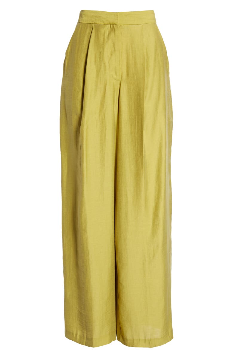 ASOS DESIGN High Waist Wide Leg Trousers, Alternate, color, 