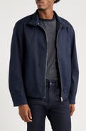 BOSS H-Coiner Cotton Blend Bomber Jacket