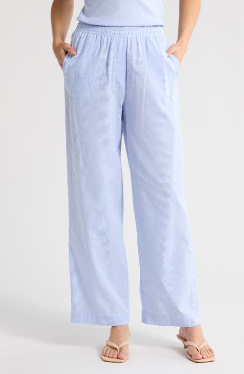 Sara Pull-On Cotton Pants