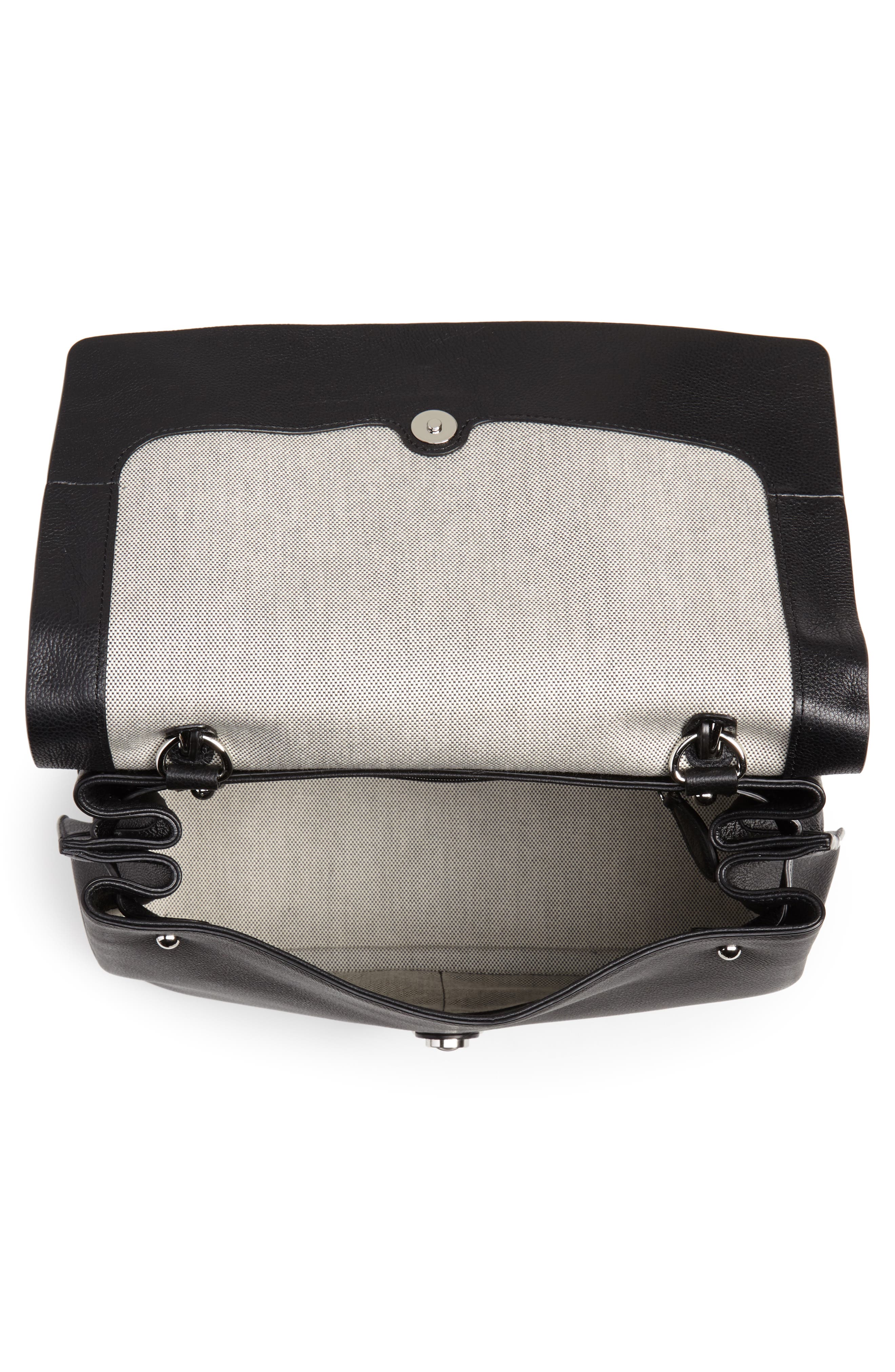 Rebecca Minkoff Stella Leather Satchel, Alternate, color, 