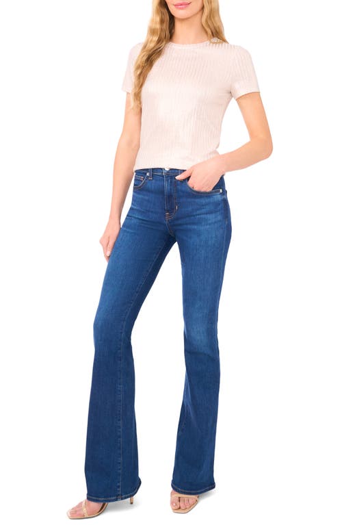 Ted Baker Piper Metallic Knit Top In White