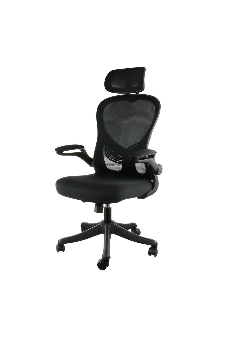 High Back Adjustable Office Chair, Main, color, Black