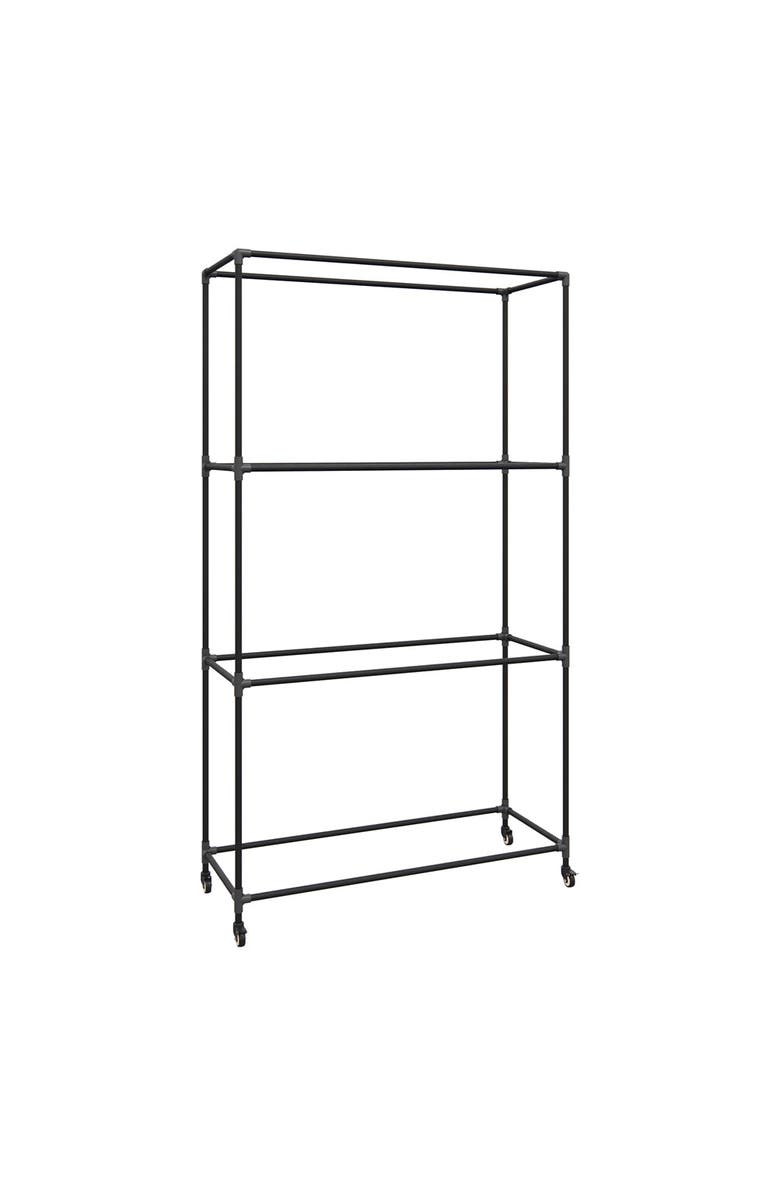 Power Systems Stability Ball Rack - Metal Freestanding Rack Holds Up to 8 Balls, Alternate, color, Black