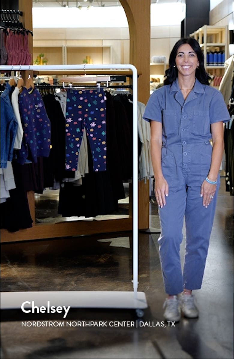 Kids' Squiggle Print Cotton Leggings, sales video thumbnail