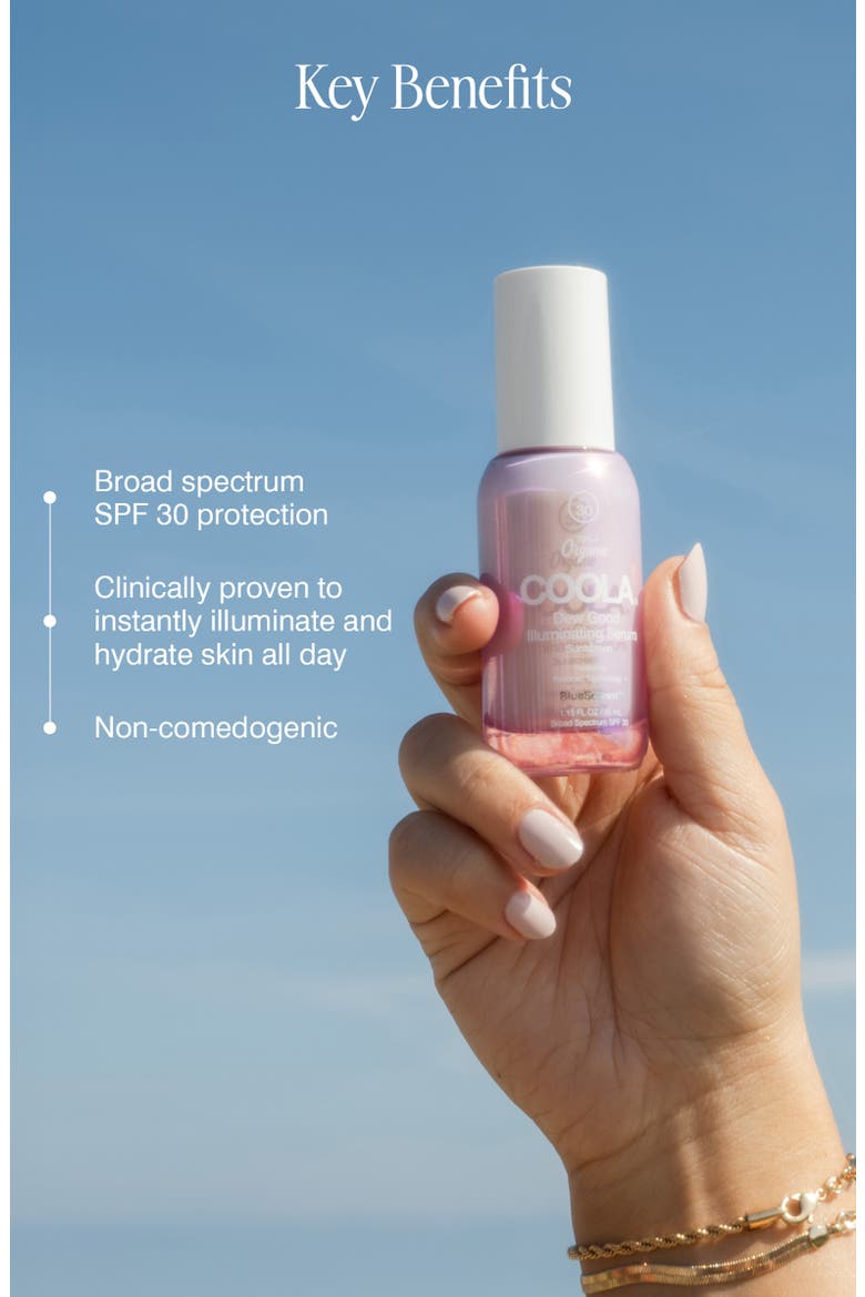 Suncare Dew Good Illuminating Serum SPF 30, Alternate, color, NO COLOR