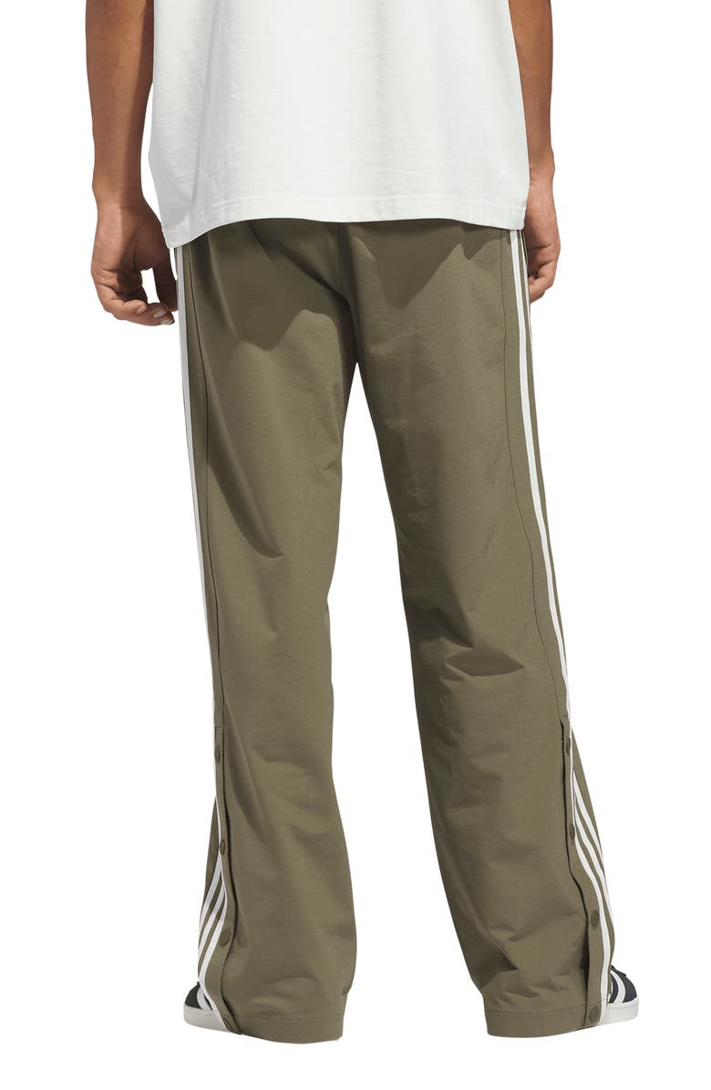 adidas Originals Basketball Snap Pants, Alternate, color, Olive Strata/