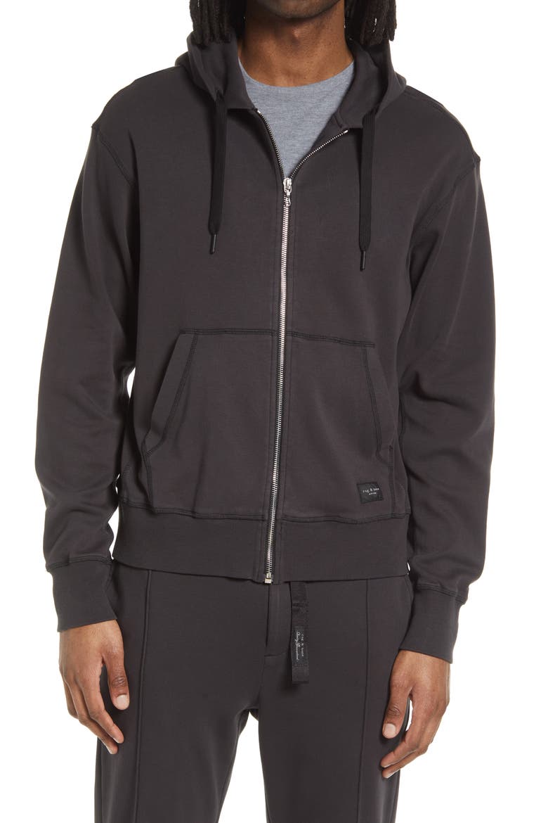 Archetype Damon Cotton Hoodie, Alternate, color, DARK GREY