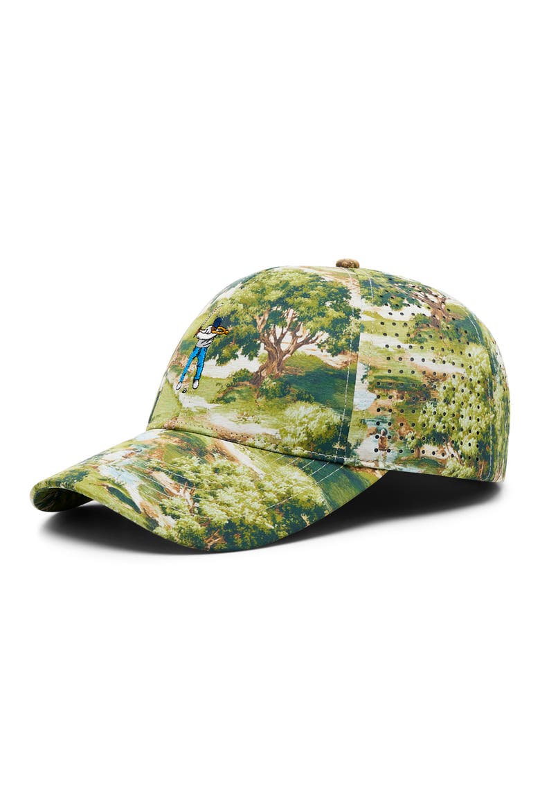 Ace Embroidered Adjustable Baseball Cap, Alternate, color, COURSE CAMO PRINT