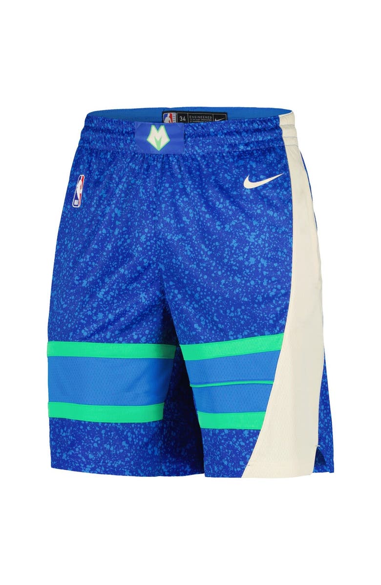 Nike Men's Nike  Royal Milwaukee Bucks 2023/24 City Edition Swingman Shorts, Alternate, color, 