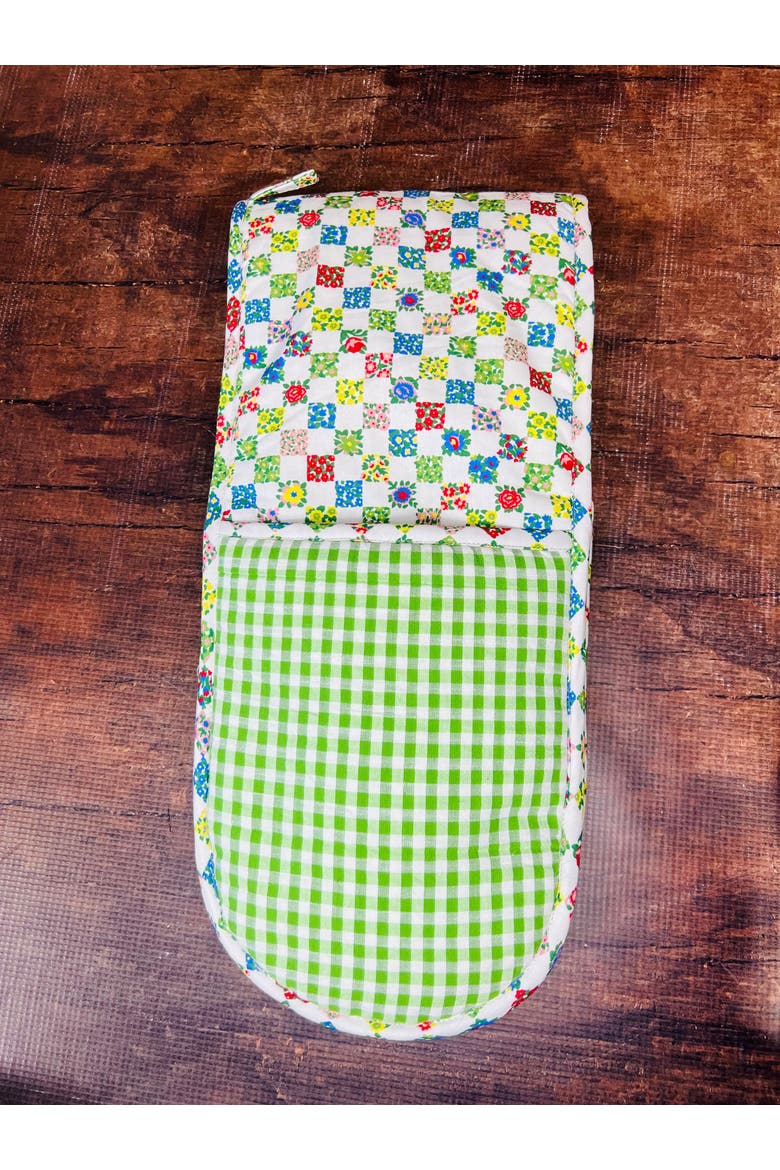 Rebecca Double Oven Mitt, Alternate, color, Green