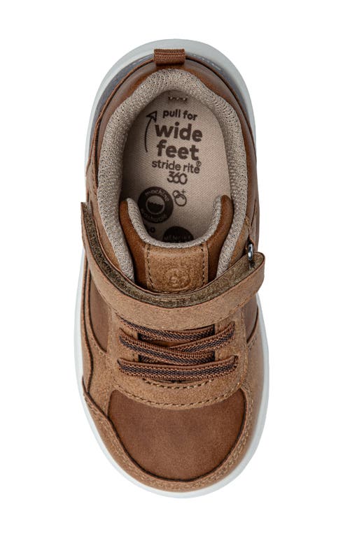 Stride Rite Kids' Nate Sneaker In Brown