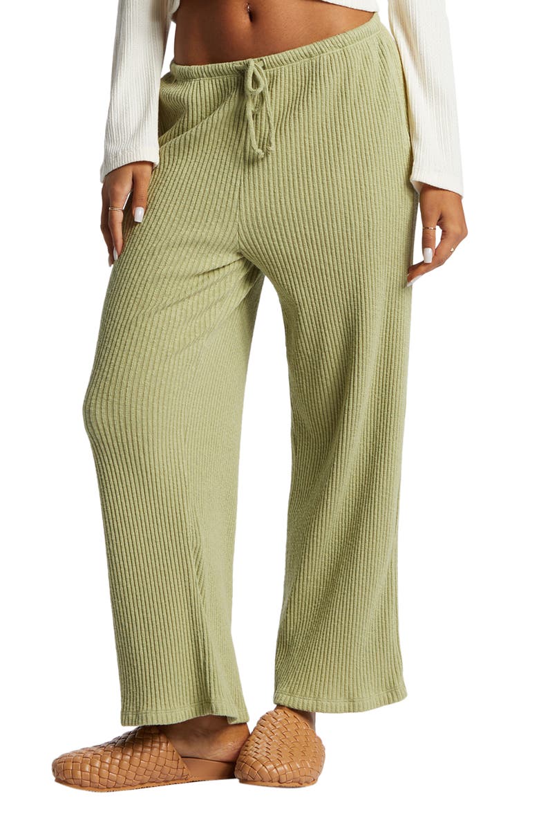 Billabong Good Catch Cotton Rib Drawstring Pants, Main, color,