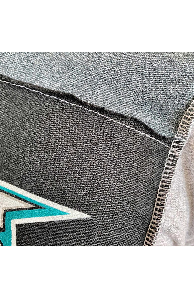 REFRIED APPAREL Men's Refried Apparel Heather Charcoal Philadelphia Eagles Sustainable Split T-Shirt, Alternate, color, Heather Charcoal