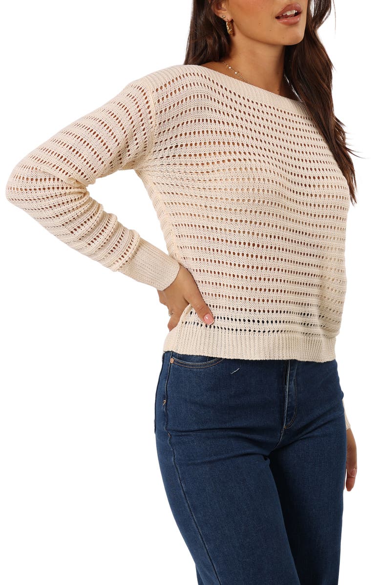 Petal & Pup Tricia Open Stitch Sweater, Alternate, color, 