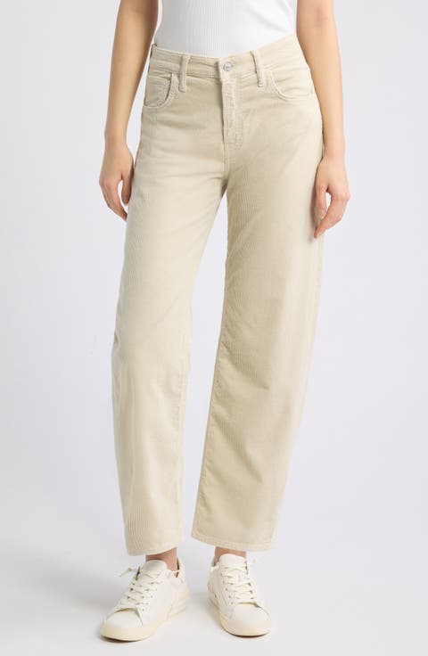 Nica Corduroy Barrel Leg Pants