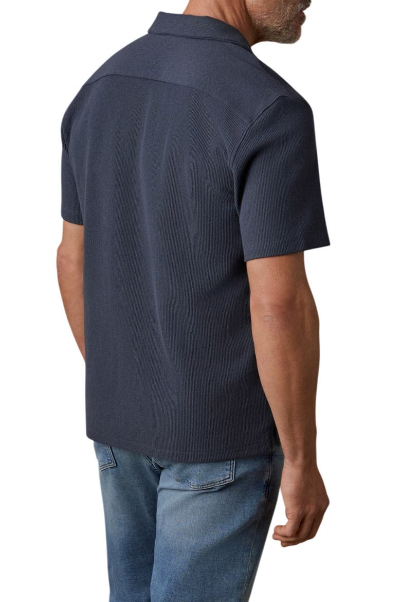Oasis Button-Up Camp Shirt, Alternate, color, GRANITE NAVY
