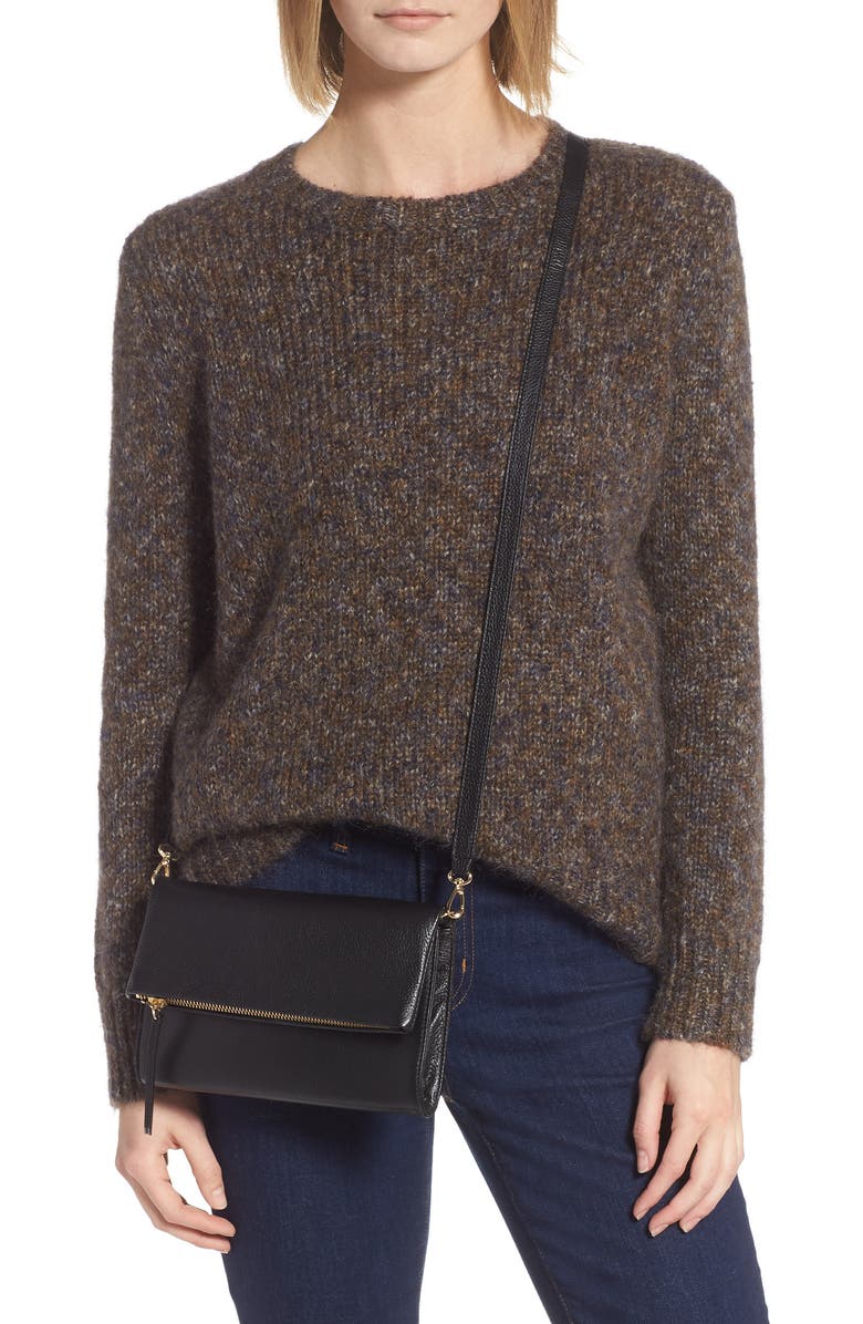 Nordstrom Eleanor Leather Crossbody Bag, Alternate, color,