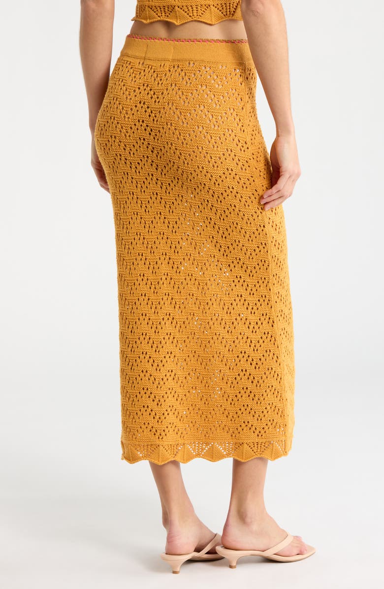 MOTHER The Open Knit Midi Skirt, Alternate, color, 