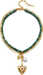 Sequin Lucie Charm Necklace