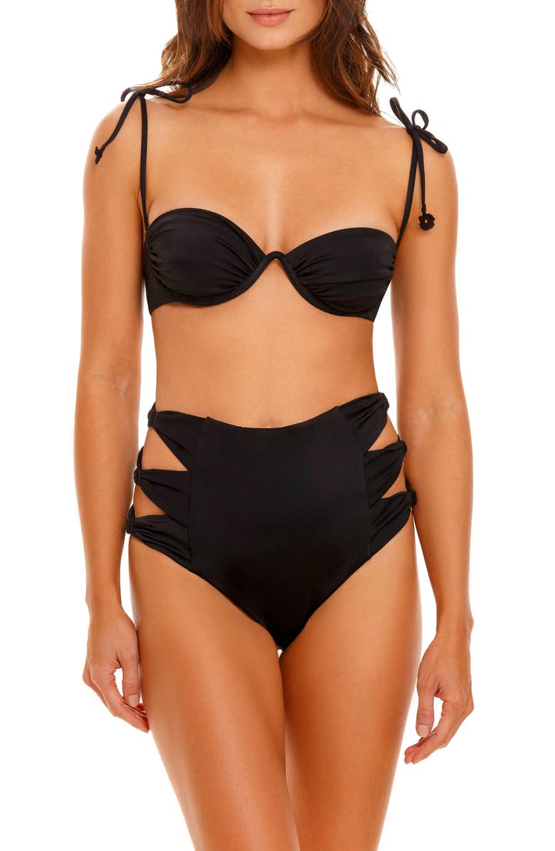 Agua Bendita Aliz Tout Cutout Bikini Bottoms, Alternate, color,