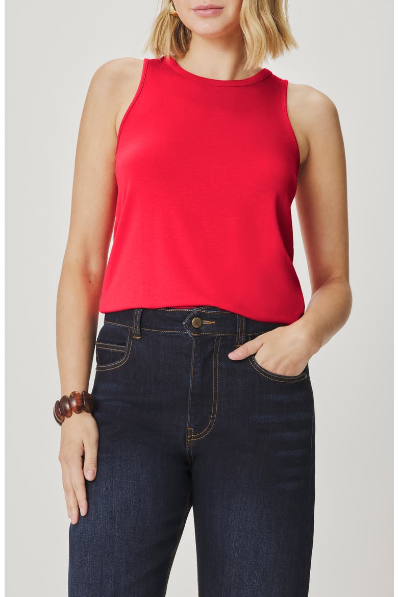 Crewneck Tank, Main, color, SCARLET