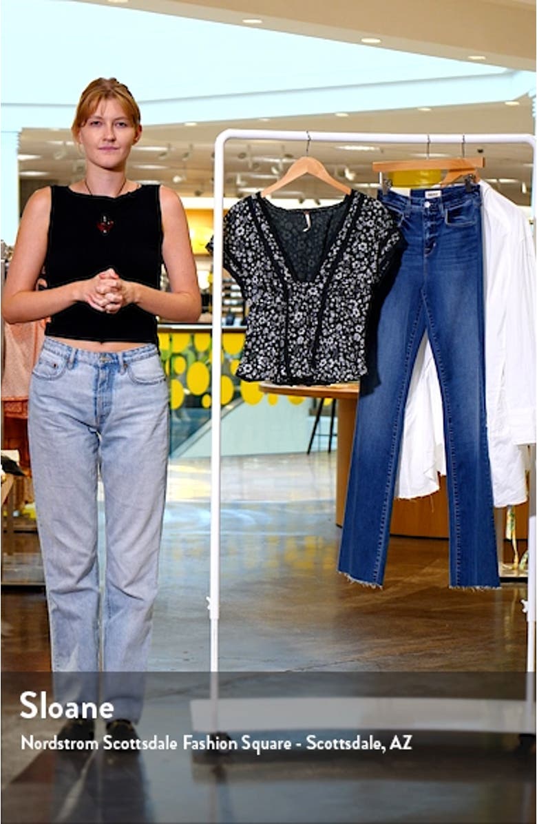 Landy Print Lace Top, sales video thumbnail