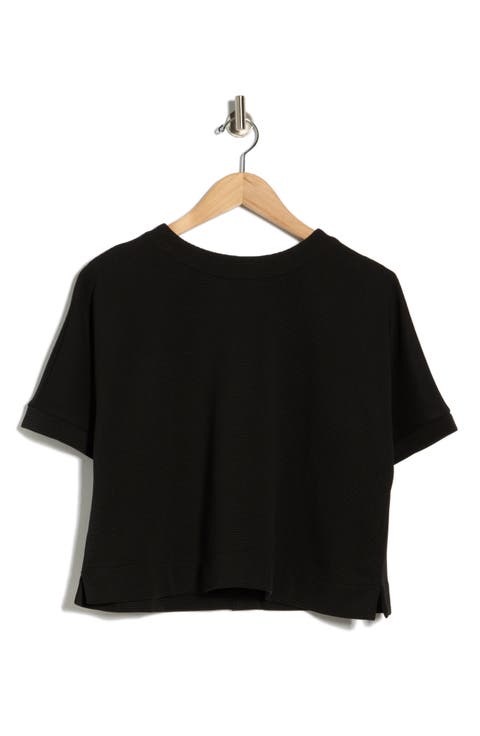 Ottoman Rib Button Back Top