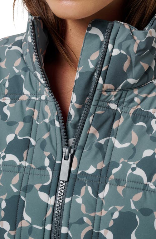 Travismathew City Edge Quilted Jacket In Blue