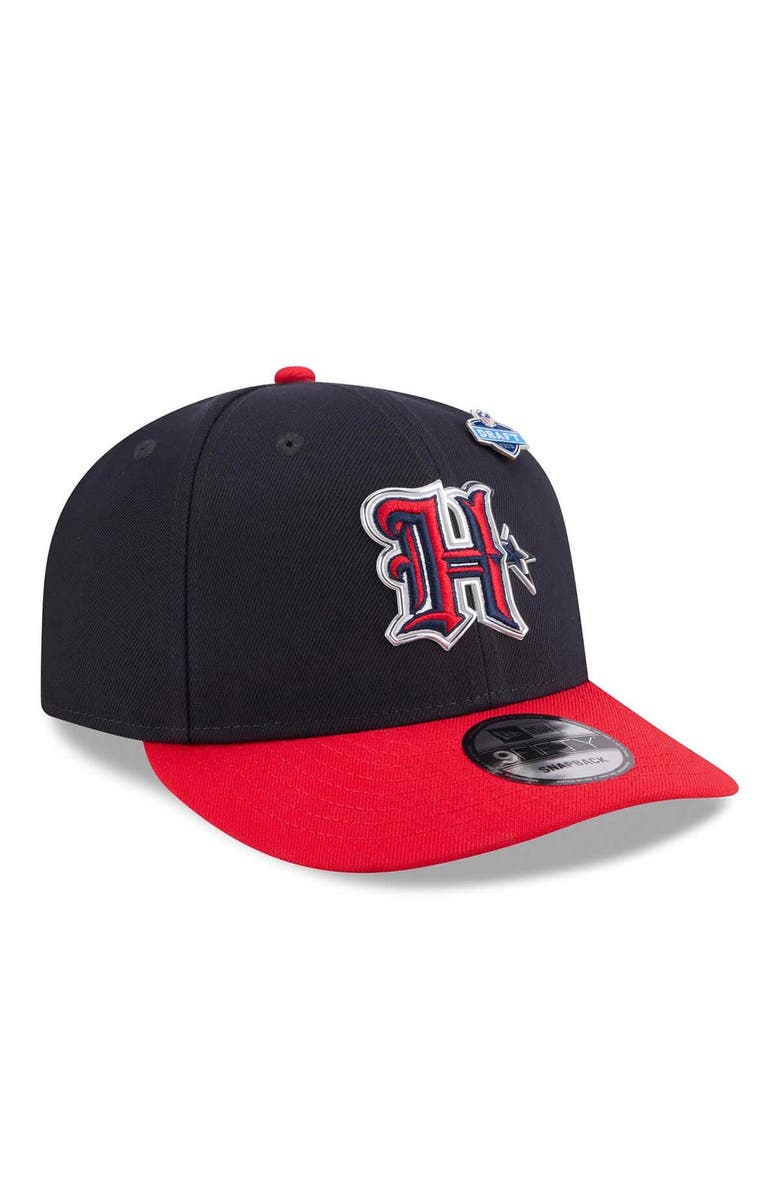 New Era Men's New Era  Navy/Red Houston Texans 2026 NFL Draft On Stage Pre-Curved 9FIFTY Snapback Hat, Alternate, color, Navy