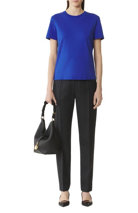 Cotton T-Shirt With Ribbon Detail