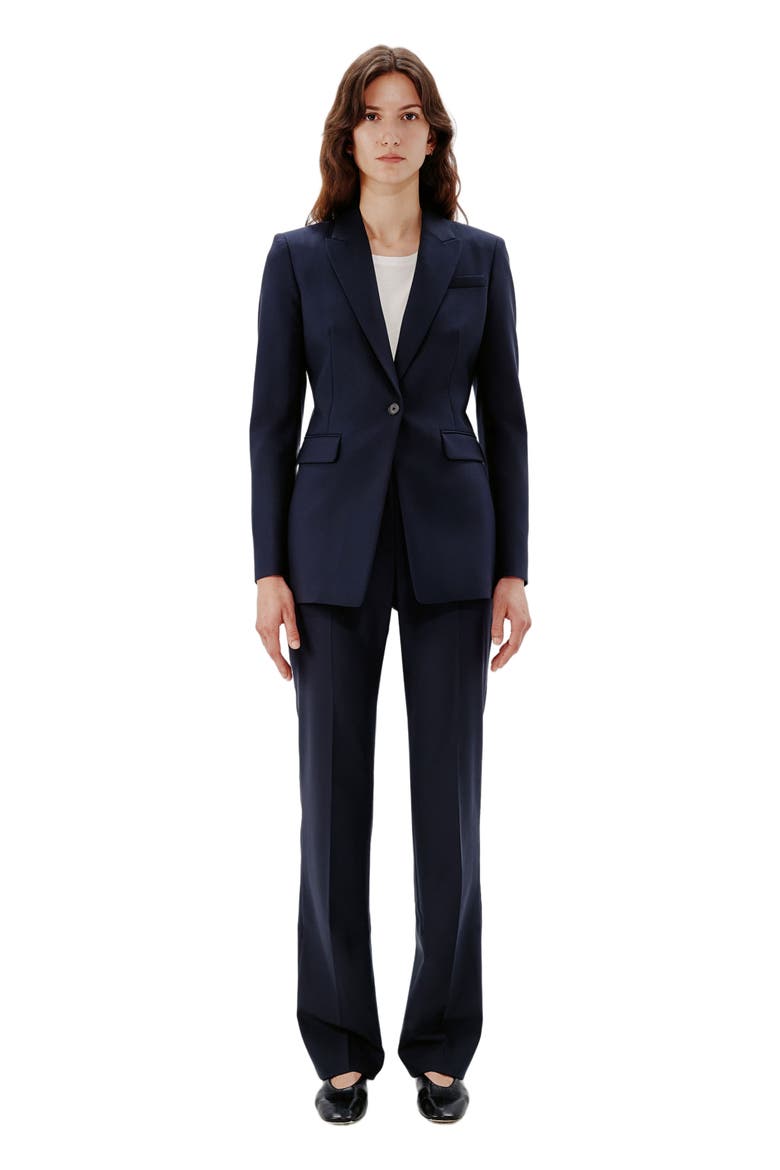 Single Button Jacket, Main, color, NAVY