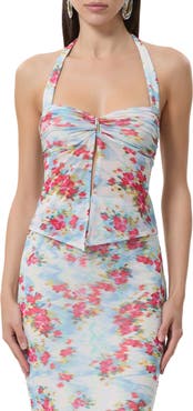 AFRM Toka Floral Halter Top