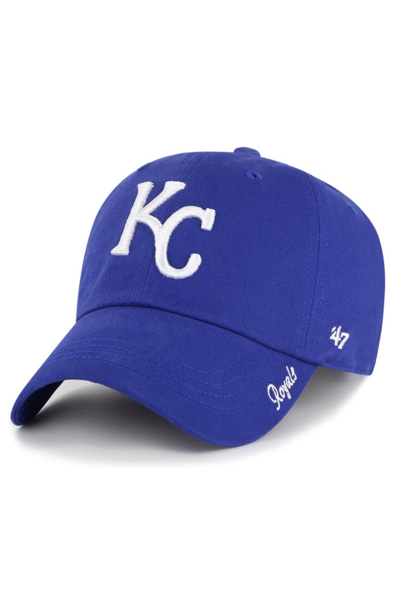 Women's '47 Royal Kansas City Royals Team Miata Clean Up Adjustable Hat, Main, color, Royal