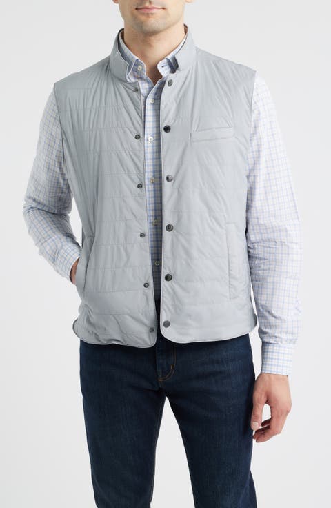 Bauer Quilted Water Resistant Snap-Up Vest