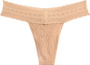 MeUndies Allover Lace V-Front Thong