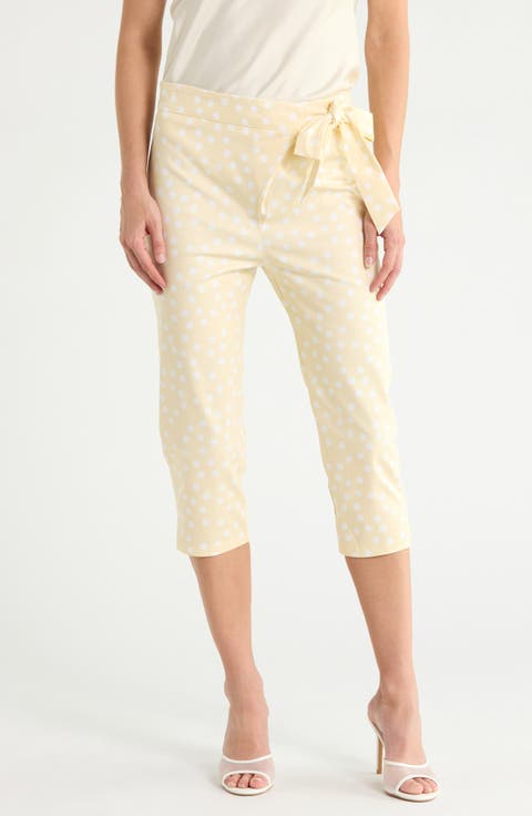 Polka Dot Capri Pants