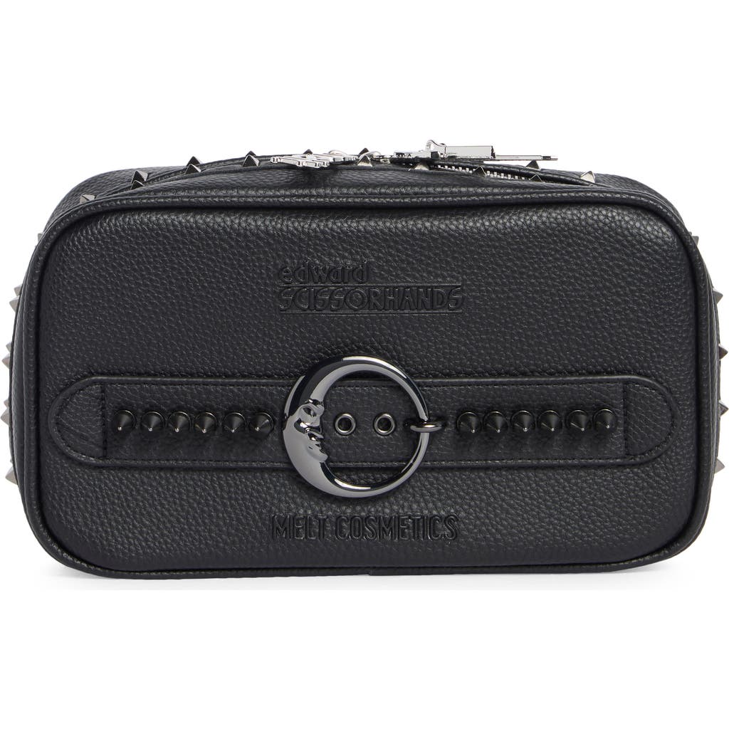 Melt Cosmetics X 'edward Scissorhands' Hold Me Makeup Bag In Black