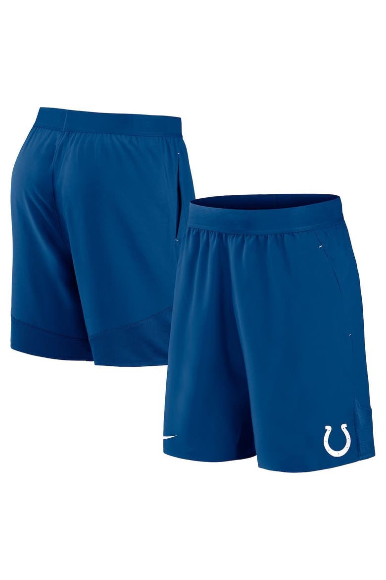 Men's Nike Royal Indianapolis Colts Stretch Woven Shorts, Main, color, Royal