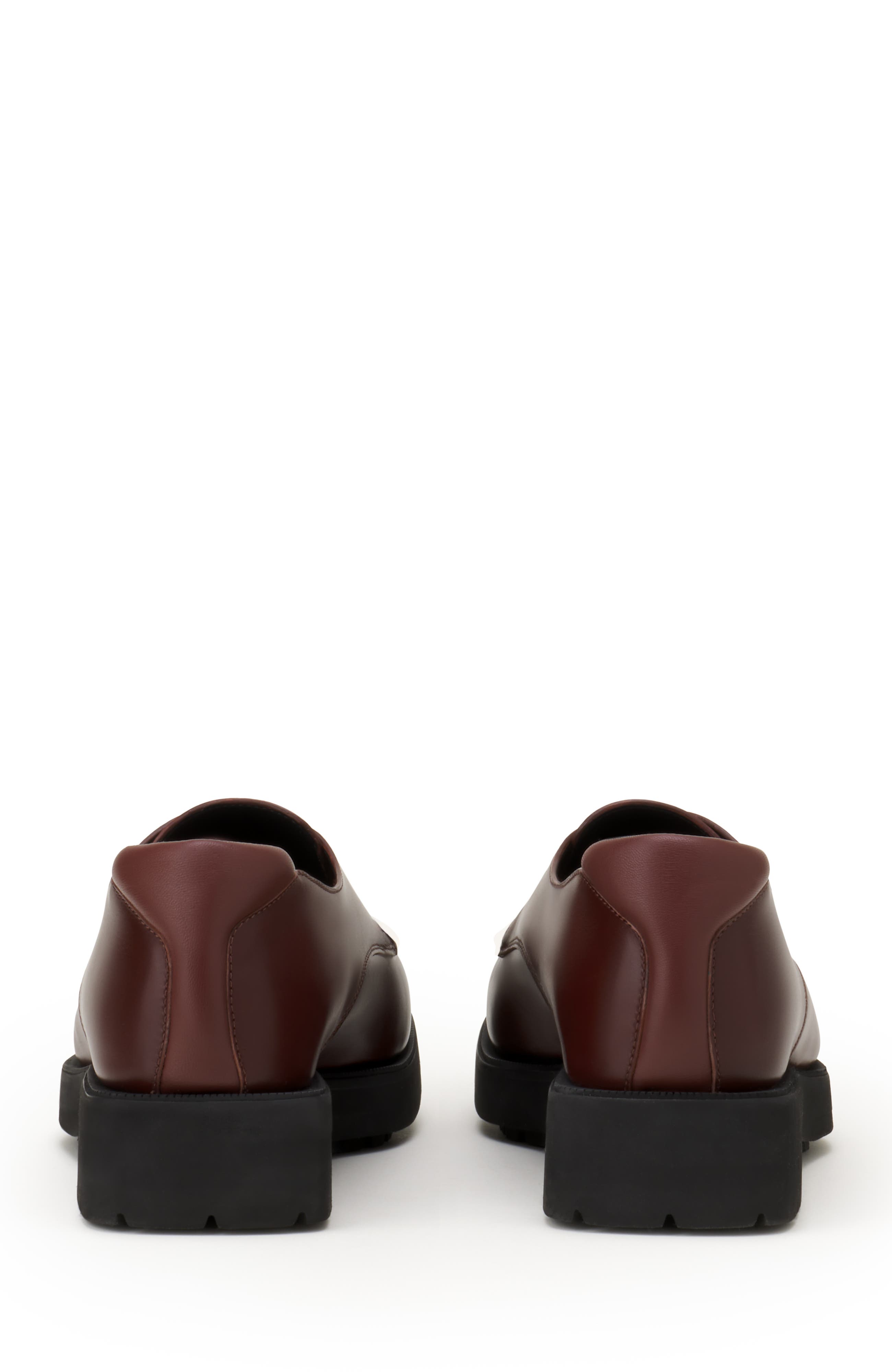 Derby Shoes In Soft Leather, Alternate, color, Brown