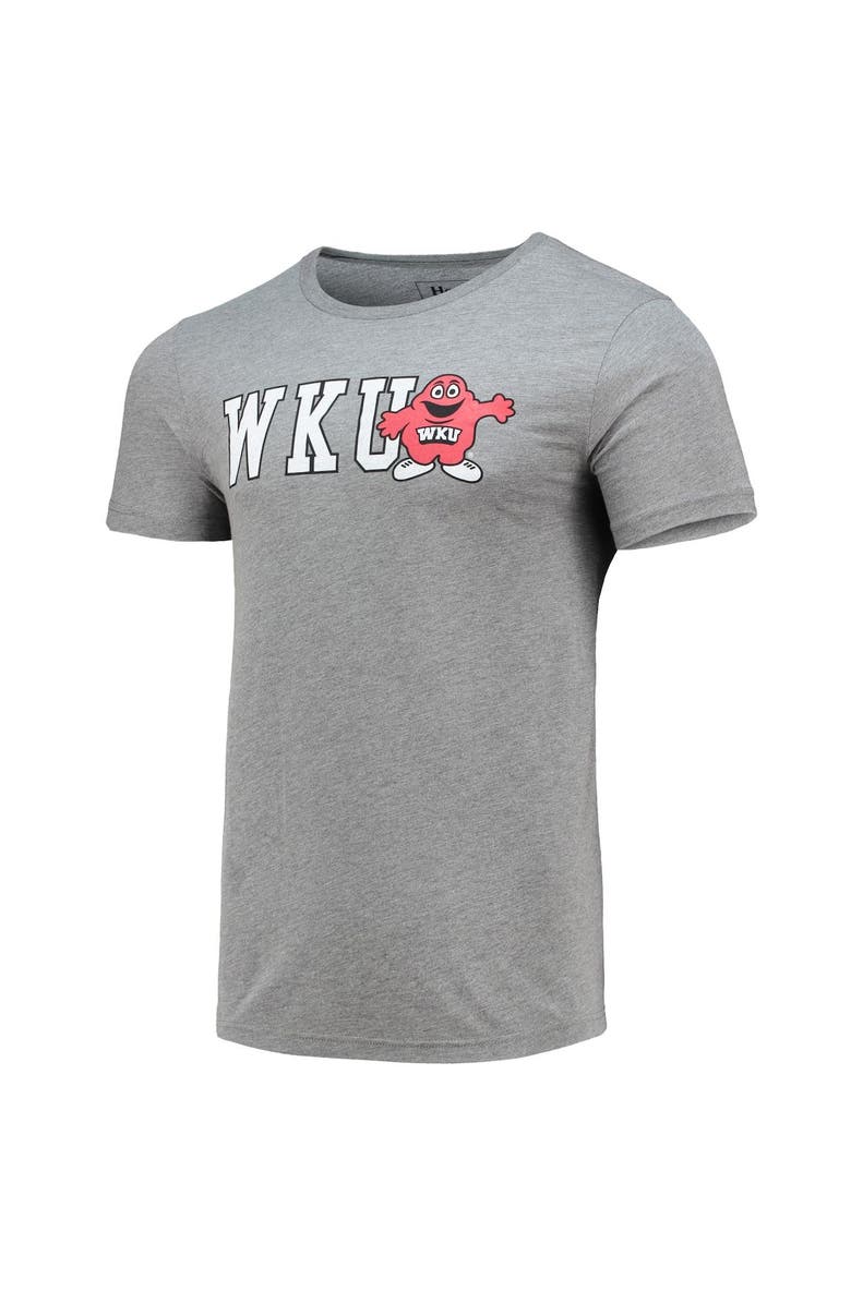 HOMEFIELD Men's Homefield Gray Western Kentucky Hilltoppers Vintage Big Red T-Shirt, Alternate, color, 