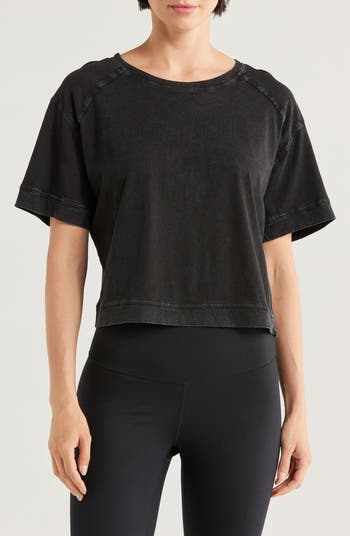 Z by Zella Vintage Wash Boxy Tee | Nordstromrack