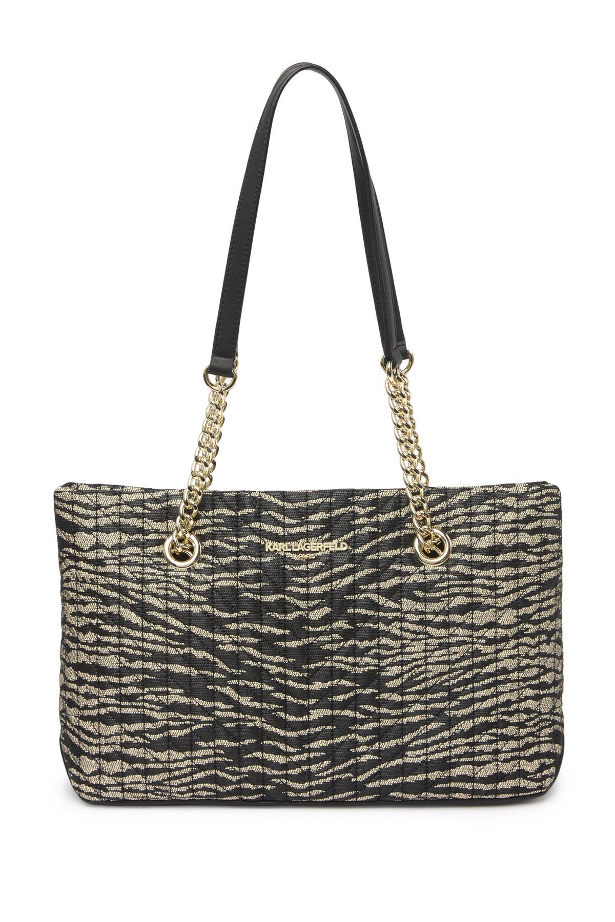 KARL LAGERFELD PARIS Karolina Printed Tote, Alternate, color, 