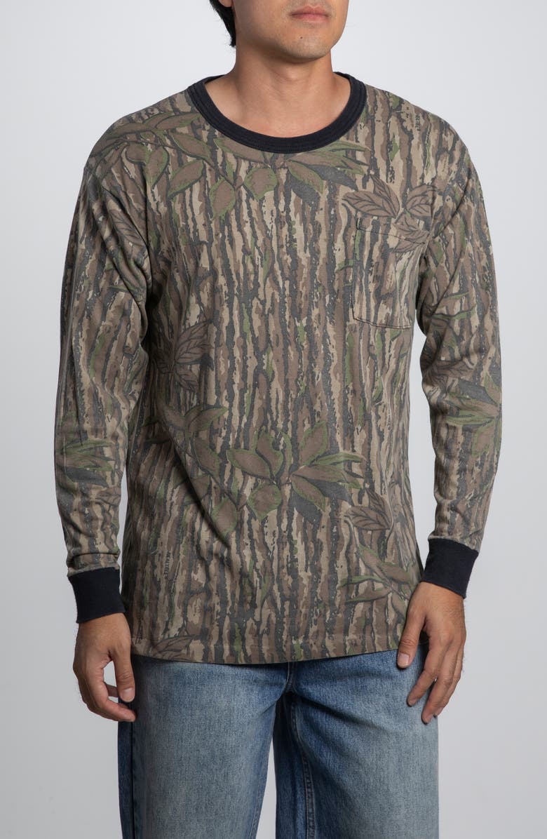 Elwood Vintage Real Tree Long Sleeve Tee, Main, color, 