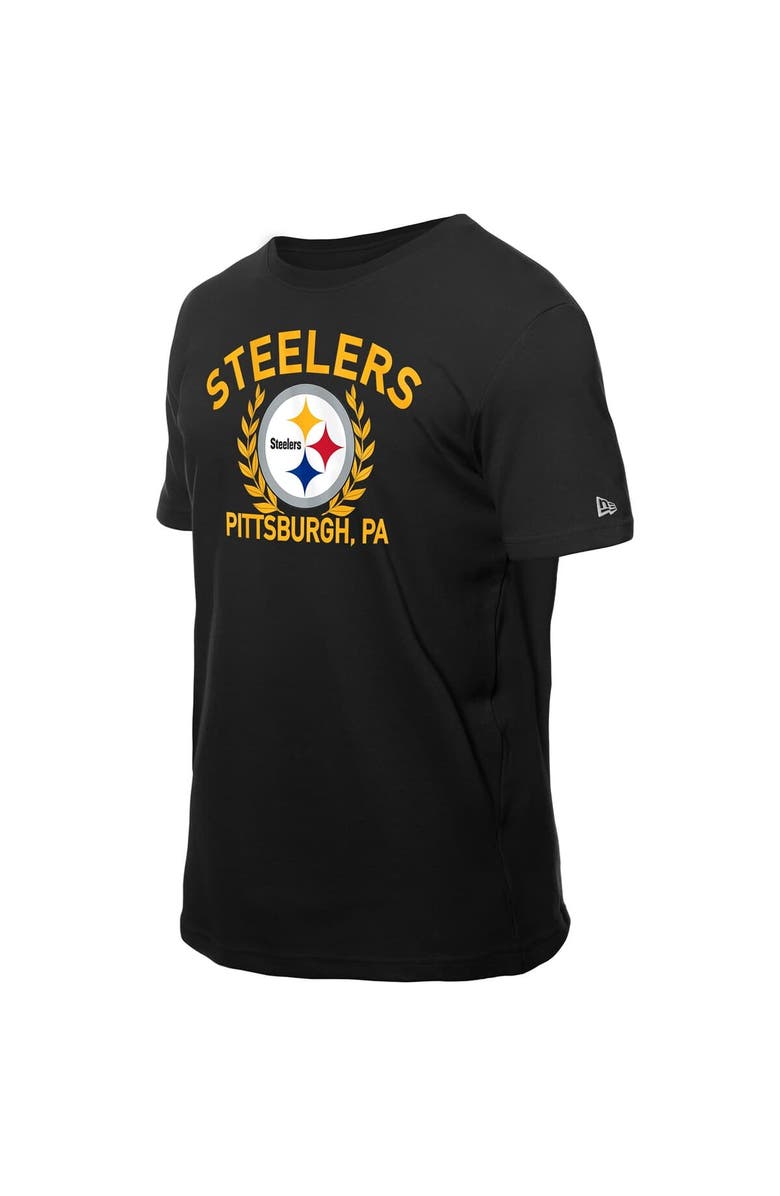 New Era Men's New Era Black Pittsburgh Steelers 2025 NFL Draft T-Shirt, Alternate, color, Black