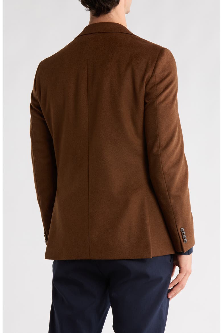 Notch Lapel Wool Blend Sport Coat, Alternate, color, VICUNA