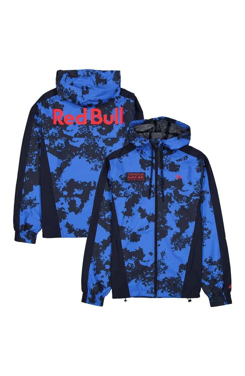 New Era Men's New Era Blue Red Bull Racing Lightweight Full-Zip
