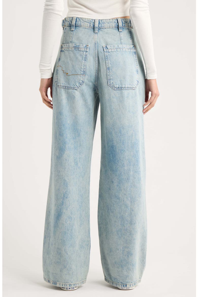 We the Free Palmer Cuffed Baggy Jeans, Alternate, color, LA LA LAND